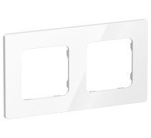 FLITE Рамка 2-мест. РУ-2-К-ФлБ бел. IEK