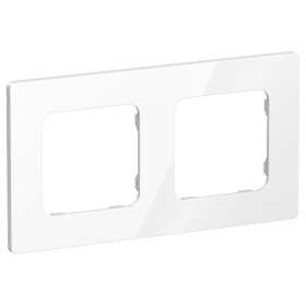 FLITE Рамка 2-мест. РУ-2-К-ФлБ бел. IEK