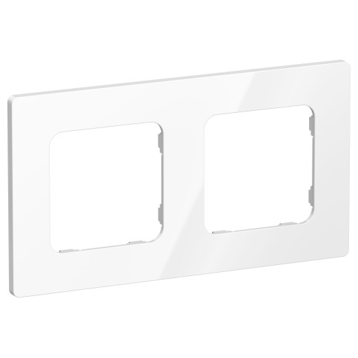 FLITE Рамка 2-мест. РУ-2-К-ФлБ бел. IEK