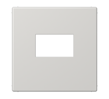 JUNG Плата для USB-зарядных устройств без видимого винта термопласт светло-серый