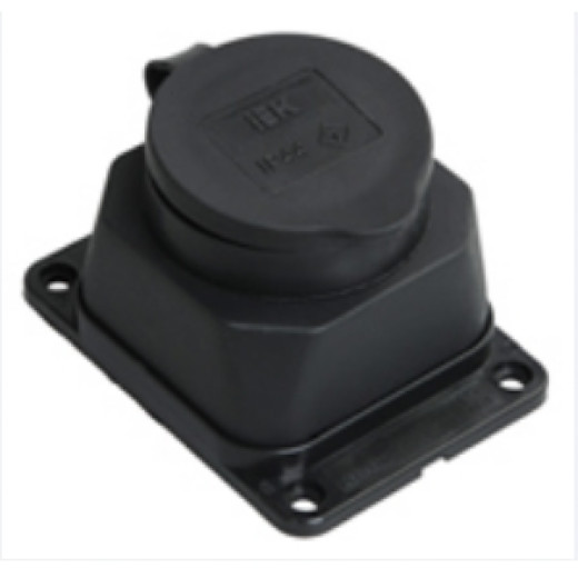 РБ13-1-0м Розетка с защ. кр. настен. ОМЕГА IP44 IEK