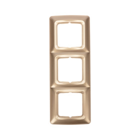 KRANZ DEA Рамка 3-я горизонтальная Золотой Металлик