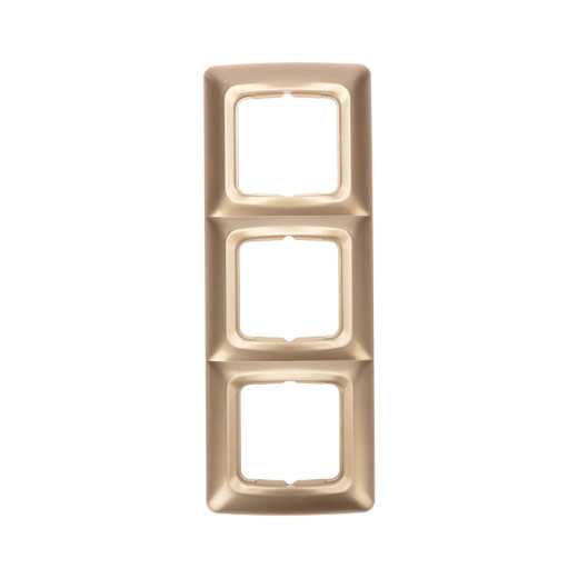 DEA Рамка 3-я горизонтальная Золотой Металлик KRANZ