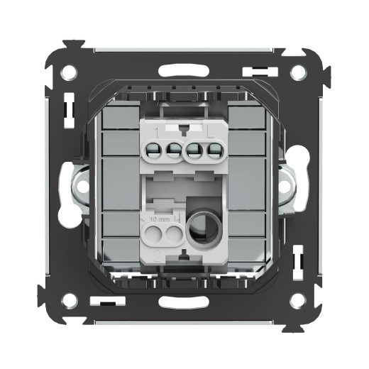 Кнопка одноклавишная в стену, Avanti, закаленная сталь