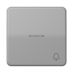 JUNG CD 500/CD plus Серая Клавиша 1-ая с/п с символом ЗВОНОК