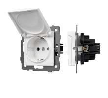 Arlight Механизм розетки влагозащищённый SCT-MCP-PL-WH-V (250V, 16A) (-)