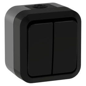 IEK TORS Выключ. двухкл. прох. 10А IP55 TS125 графит