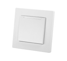 TDM Розетка 2П+З 16А 250В IP44 с крышкой белая 