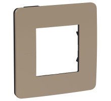 Schneider Electric Unica Studio Песочная/Антрацит Рамка 1-ная