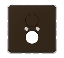 JUNG Крышка для 2-х гнезд коричневая