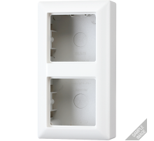 JUNG AS 500 Бежевая Коробка 2-ая для накладного монтажа