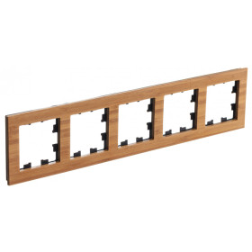 Systeme Electric AtlasDesign Nature Дерево Бамбук Рамка 5-ая, универсальная