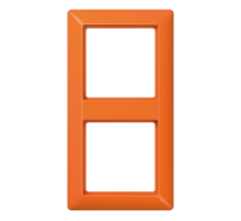 JUNG AS 500 Оранжевая Рамка 2-ая ударопрочная