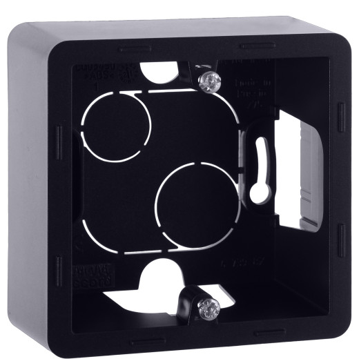 Коробка для накладного монтажа 1 пост - Legrand/Daccord Inspiria - антрацит