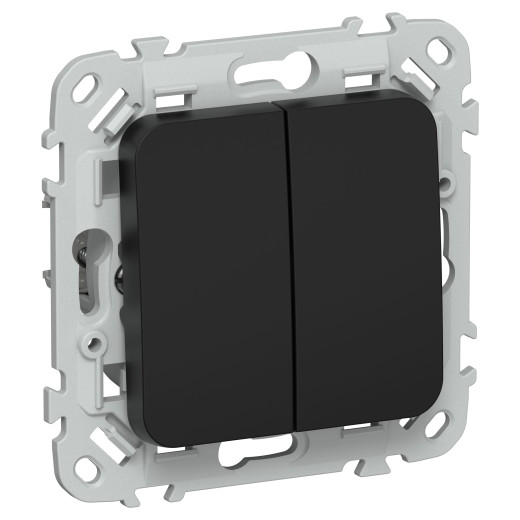 FLITE Выключ. жалюзи 10А ВЖ52-2-0-ФлЧ чер. IEK