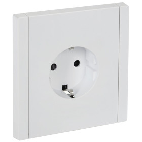 IEK FORTE&PIANO Белый Розетка с/з со шт безвинтовое крепление 16А FP213