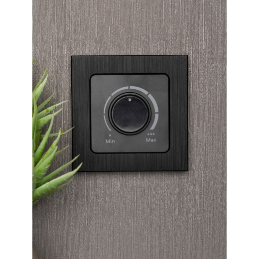 Стокгольм Рамка 1-местная металлическая черная EKF PROxima