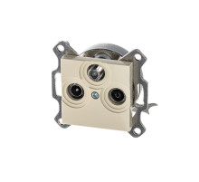 ABB EPJ Levit слоновая кость / белый Розетка TV-R-SAT, слоновая кость