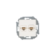 Simon 15 Бежевый Розетка компьютерная 2-я RJ45 кат.5е