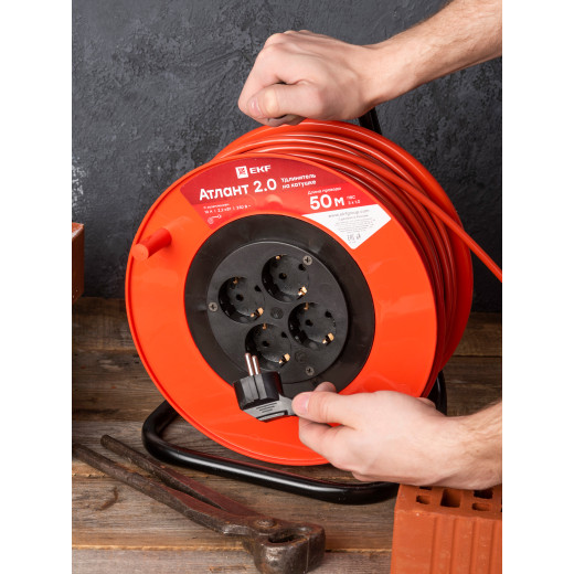 Удлинитель на катушке 