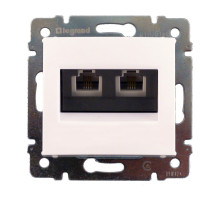 Legrand DIY Valena Крем Розетка RJ11/RJ45 Cat6 UTP.