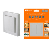 TDM Радиовыключатель настенный РВ2 (2 клав.) для  беспроводного управления нагрузкой  