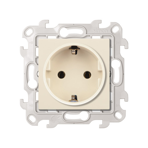 Розетка 2К+3 Sсhuko без защитных шторок, сл.кость