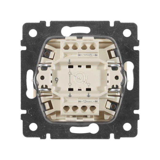 Переключатель одноклавишный - Legrand Valena - 10А 250В схема 6 безвинтовые зажимы - слоновая кость