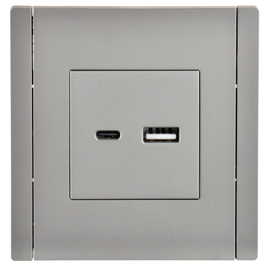 FORTE&PIANO Роз. USB A+C 3,1А FP550 ст. IEK