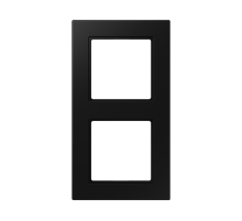 JUNG A 550 Черный матовый Рамка 2-ая