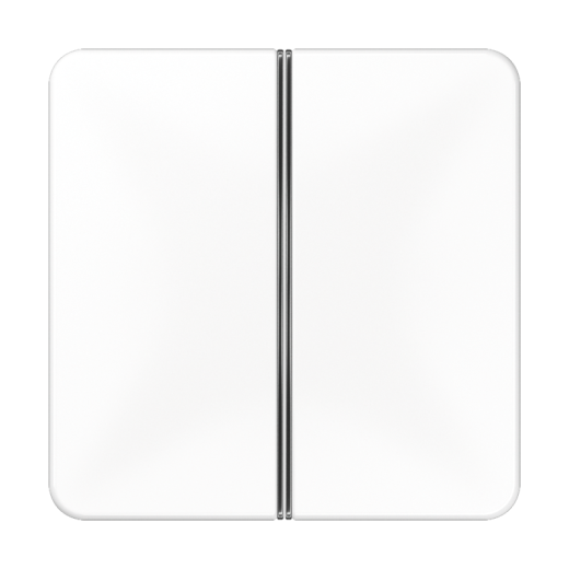 2-клавишная накладка для пульта КNX, белая, для серии СD