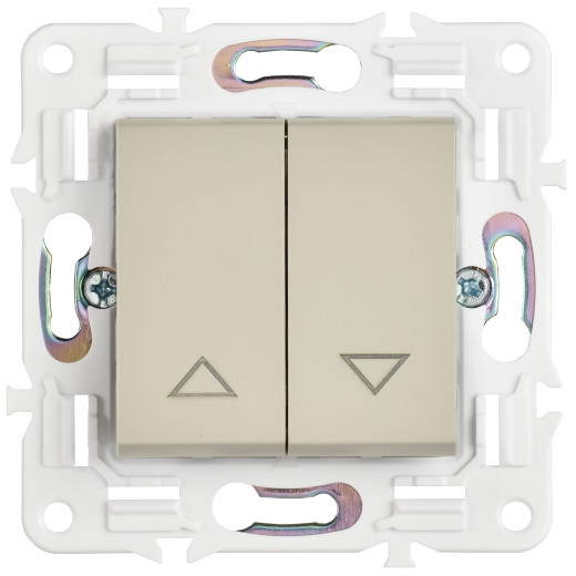 SKANDY Выключ. жалюзи 10А SK-V12B беж. IEK