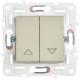 SKANDY Выключ. жалюзи 10А SK-V12B беж. IEK