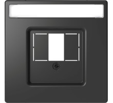 Schneider Electric Merten D-Life Антрацит Накладка центральная для TAE/Audio/USB