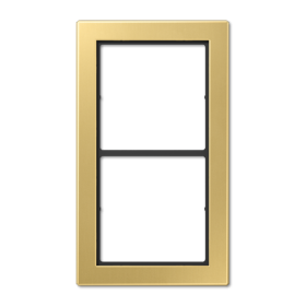 JUNG Рамка 2-кратная, латунь Classic