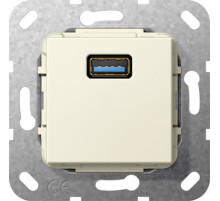 Gira S-55 Крем Переходник USB 3.0 A
