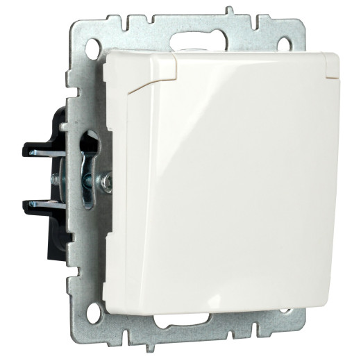 BRITE Роз. с з/к/ш с кр. 16А IP20 РСбш10-3-БрБбел. IEK