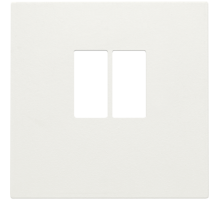 Niko Накладка аудиорозетки, клеммы до 4мм2, белый