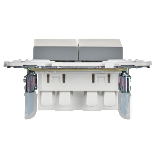 SKANDY Выключ. 2-кл. прох. 10А SK-V05Gr сер. IEK