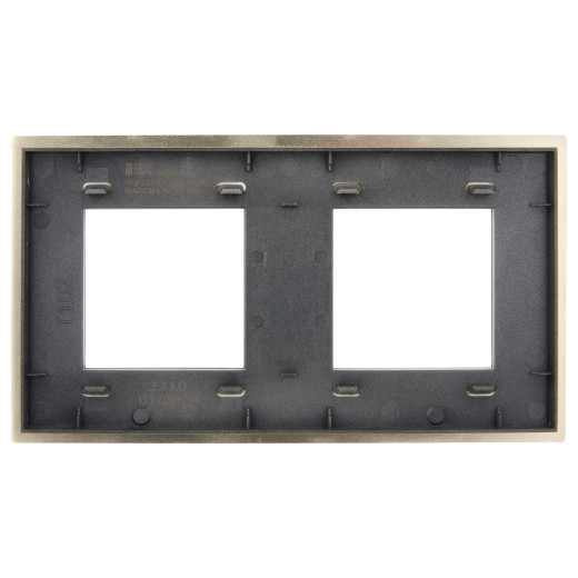 SKANDY Рамка 2-мест. SK-F32Sh металл шамп. IEK