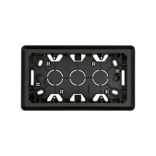 Simon 82 Detail Коробка наружной установки на  2 поста, графит