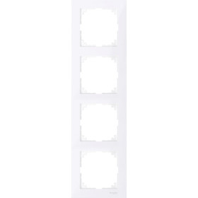 Schneider Electric Merten SM M-Pure Бриллиантовый Бел Рамка 4-ая