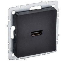IEK BRITE BASE Черный Розетка HDMI РHDMI-0-БрЧ