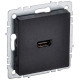 BRITE Роз. HDMI РHDMI-0-БрЧ черн. IEK