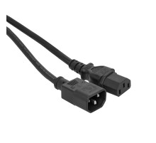 EKF Кабель питания TERACOM для PDU IEC 60320 C13 - IEC 60320 C14 сечение 3x1,5мм2 250В 10A длина 2,0 метра.