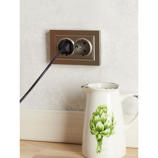 BRITE Роз. 2-я с з/к/ш 16А в сб. РСш12-3-БрШ шамп. IEK