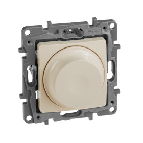 Legrand Etika Слоновая кость Светорегулятор поворотный, 300Вт, без нейтрали.