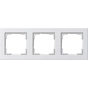 Gira E2 Бел глянц Рамка 3-ая