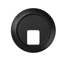Simon 88 Графит Накладка розетки ТЛФ 1-ая 4-6 контактов