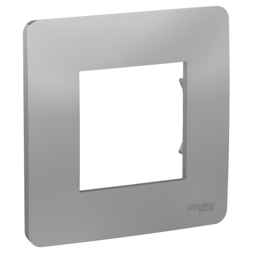 UNICA STUDIO рамка 1-постовая, алюминий